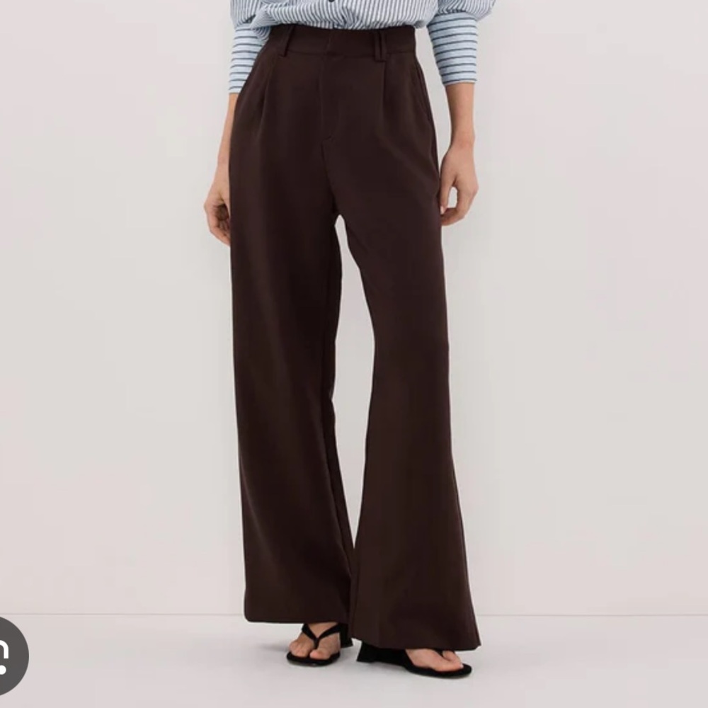 NWT DISSH Elle Chocolate Wide-Leg Women's Pants